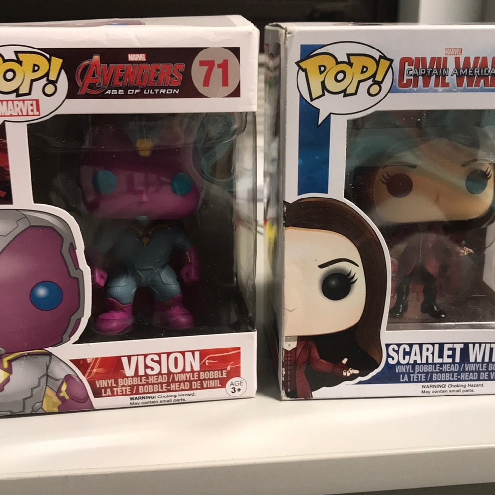 Marvel POP! Vision and Scarlet Witch *NEW*